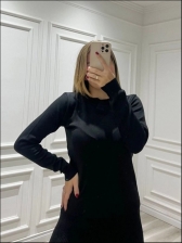 BLUSA YASMIN MODAL - Preto - Lisa