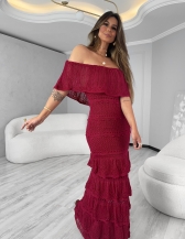 VESTIDO MYKONOS RAYON - Vermelho