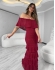 VESTIDO MYKONOS RAYON - Vermelho