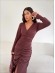 VESTIDO THAYANE INVERNO - BURGUNDY