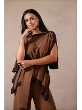 CONJUNTO KIMONO  NARCISA - CARAMELO