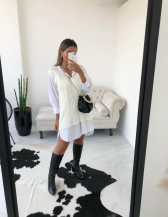 MAXI COLETE TRANÇA - Off White