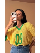 TSHIRT COPA 09 - AMARELO