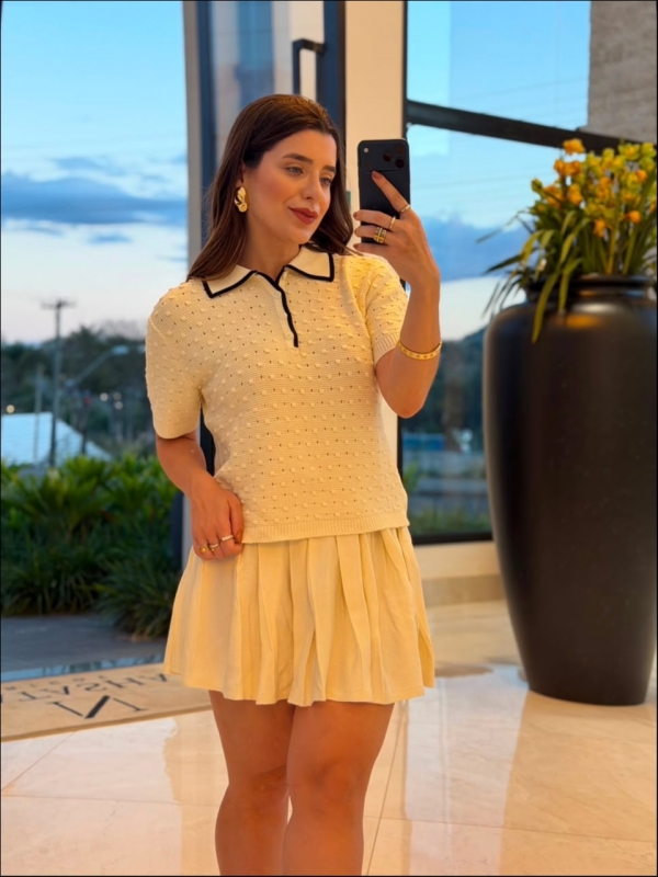 TSHIRT RELEVO FLORENCE - OFF WHITE