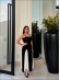 VESTIDO LOS ANGELES - PRETO COM BRANCO