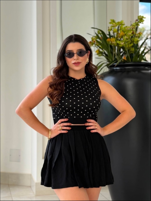 CROPPED JULY POÁ - PRETO