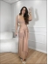 VESTIDO LONGO KIMBERLY - BEGE NOVO