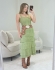 CONJUNTO RENDADO LÍVIA - Verde malva