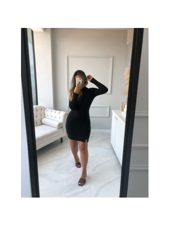 VESTIDO CURTO GOLA ALTA