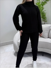 CONJUNTO MOUSSE BELLA - PRETO