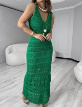 VESTIDO SAINT TROPEZ - Verde bandeira