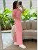 VESTIDO POLO RENDADO - ROSA ORQUÍDEA