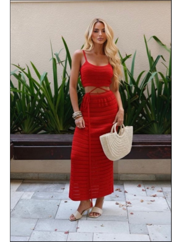 VESTIDO IVY - VERMELHO