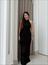 VESTIDO RENDADO BECCA - PRETO