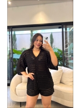 CONJUNTO SHORT ELIS - PRETO