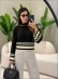 BLUSA BICOLOR MIRIANE - PRETO