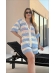 CONJUNTO SHORT ELIS - OFF WHITE/ AZUL BEBE