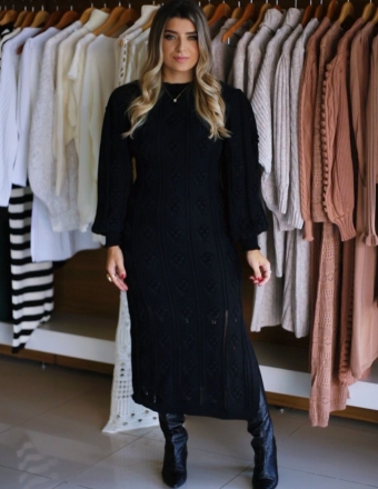 VESTIDO RELEVO PARIS