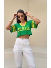CROPPED NEW BRASIL - VERDE BANDEIRA