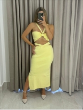 CONJUNTO MODAL MÔNACO - Amarelo - Liso