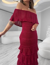 VESTIDO MYKONOS RAYON - Vermelho