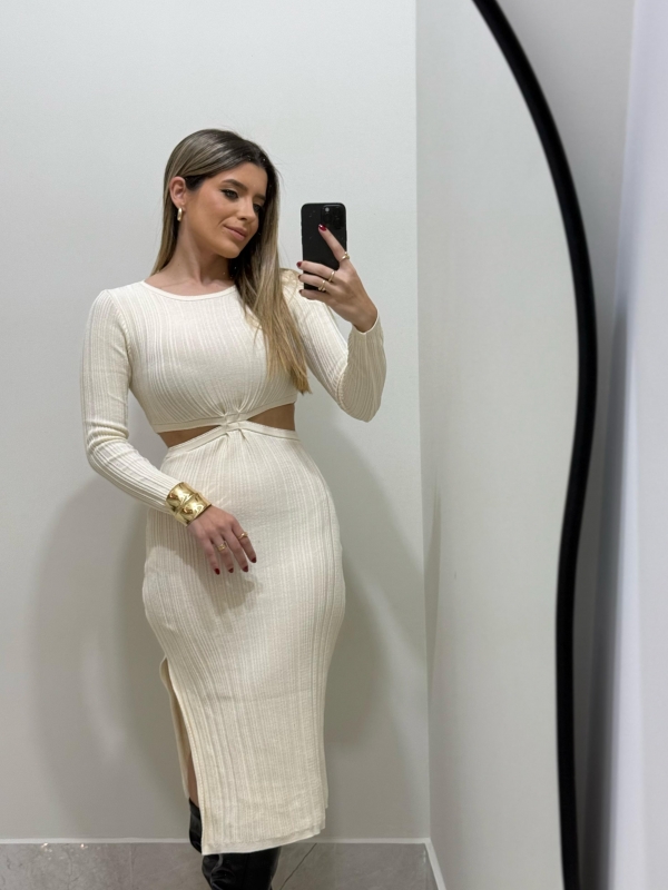 VESTIDO  GRACY - Off white