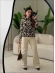 BLUSA JACARD MOUSSE - MARROM