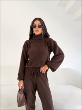 CONJUNTO MOUSSE BELLA - MARROM