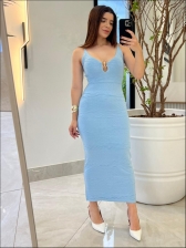 VESTIDO ARIANE - AZUL BEBE