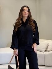 CONJUNTO MOUSSE LIGIA - PRETO