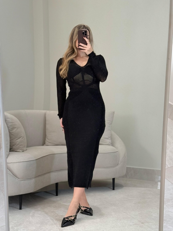 VESTIDO ÁQUILA - Preto