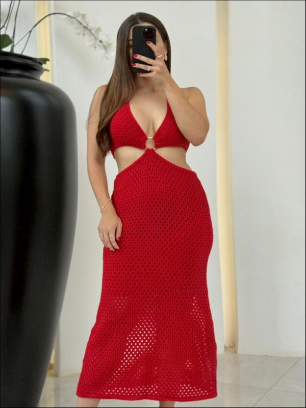 VESTIDO MARIETA - VERMELHO