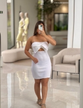 VESTIDO LAÇO NATANA - Branco