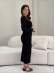 VESTIDO THAYANE INVERNO - PRETO