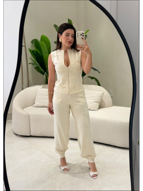 CONJUNTO MICHELI - OFF WHITE