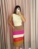 SAIA MILENA - PINK/ BEGE/ MOSTARDA