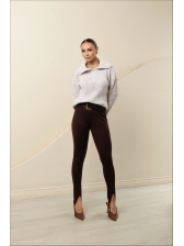 BLUSA ZIPER MOUSSE - BRANCO MESCLA