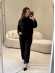 CONJUNTO FLORAL - PRETO