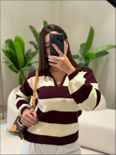 BLUSA POLO TATI - VINHO