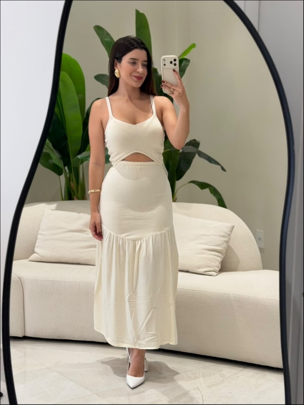 VESTIDO ZOE - OFF WHITE