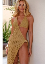 VESTIDO SAÍDA DUDA - DOURADO