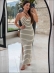 VESTIDO LISTRADO CAPRI - OFF WHITE