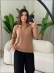 BLUSA ARY MANGA LONGA LISA - BEGE NOVO