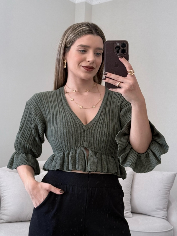 CASACO STACY - Verde musgo