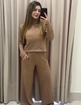 CONJUNTO MODAL MARCELA - Bege - Liso