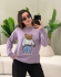 BLUSA MOUSSE URSO BRUNA - LILAS