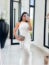 VESTIDO RAYON MAIA COM FORRO - BRANCO