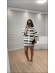 CONJUNTO ATENAS - OFF WHITE/ PRETO