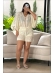 CONJUNTO SHORT LUANA - OFF WHITE