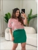 CROPPED GOLA POLO BANDEIRA - ROSA BEBE